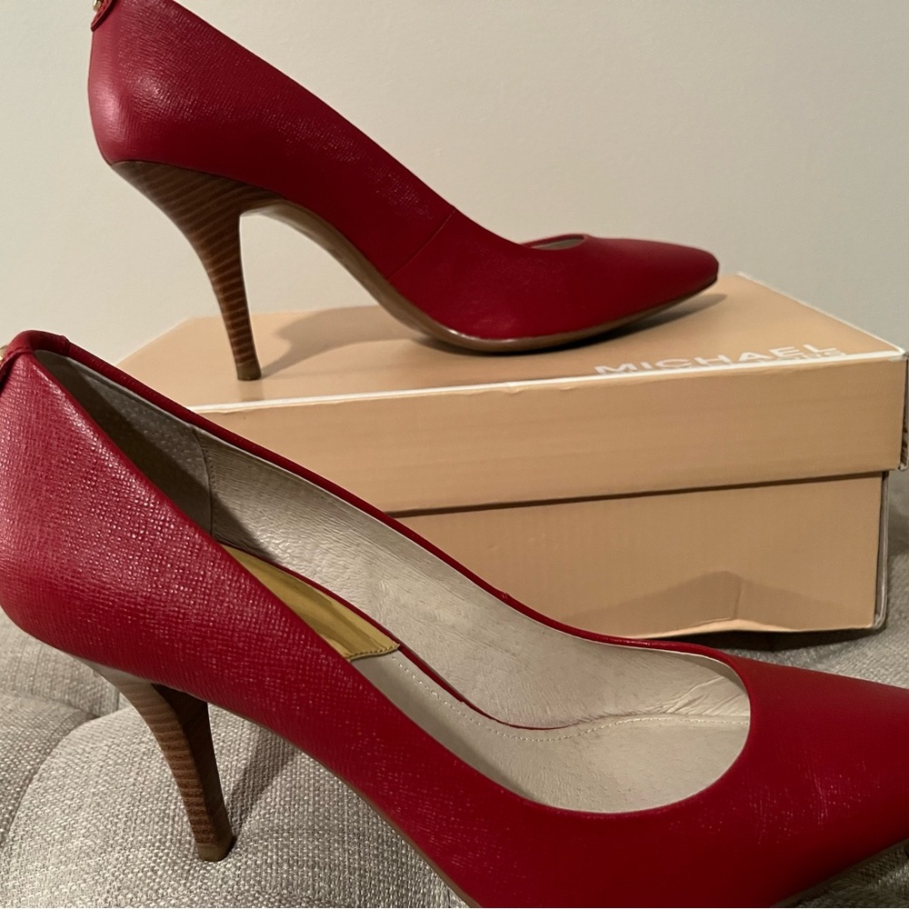 Michael Kors Vibrant Red Heels